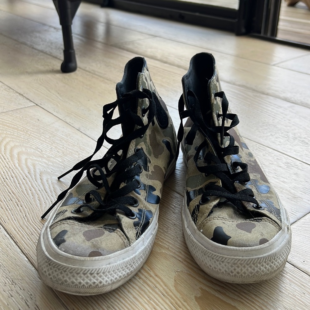 Camo converse high tops. Converse with Lunarlon